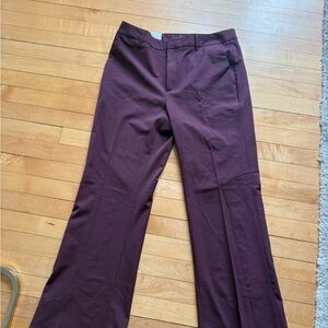 NWT Banana Republic burgundy suit pants